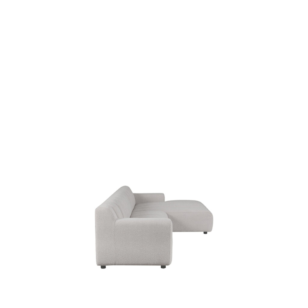 LABEL51 Bank Mondello 2,5 -zits + Chaise Lounge - Naturel - Boucle