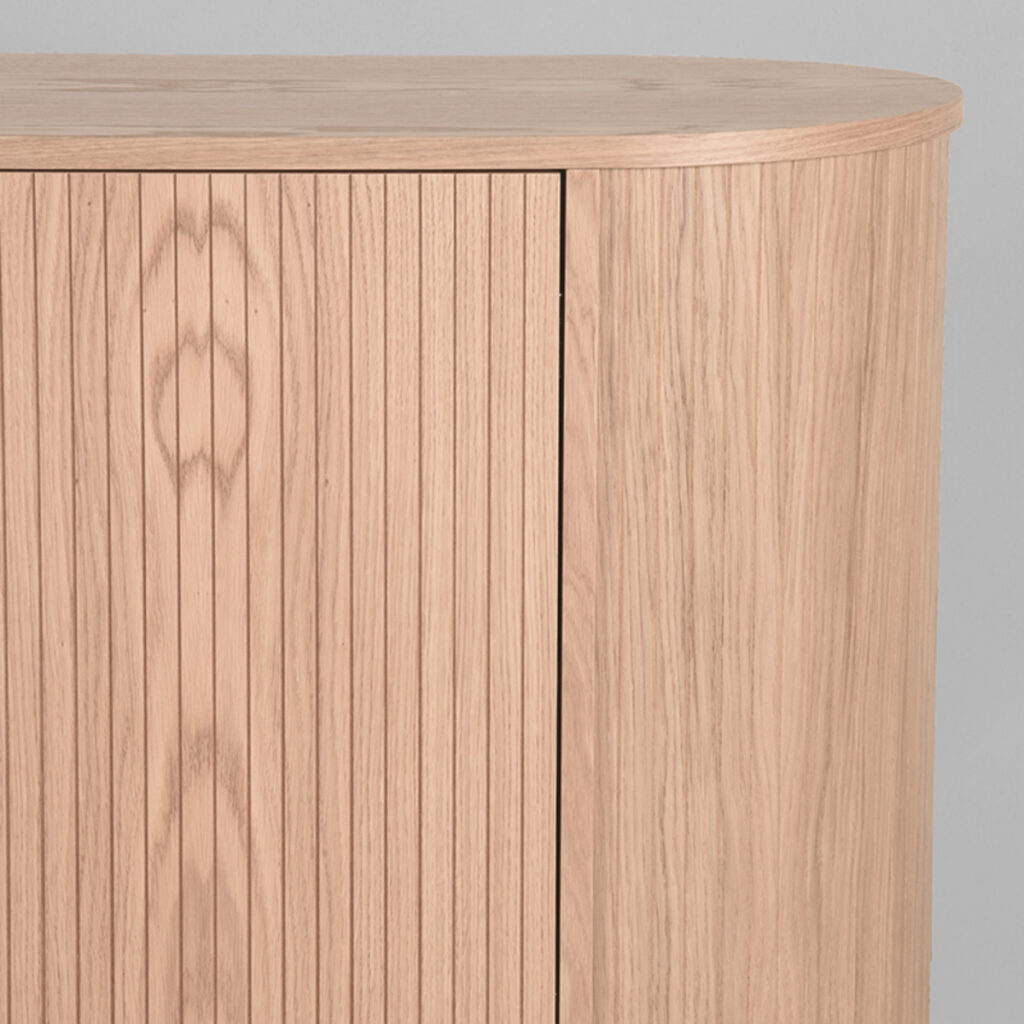 LABEL51 Dressoir Oliva 220x47x85 cm - Naturel - Eiken