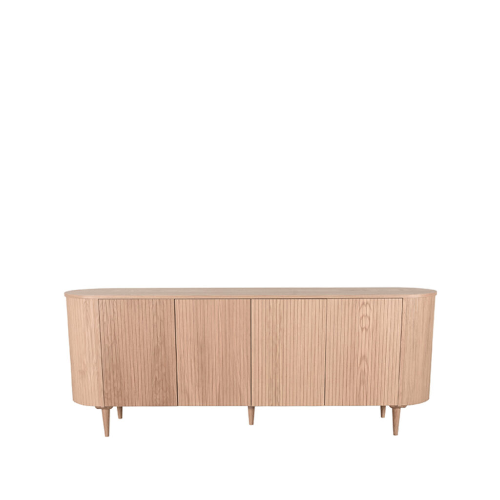 LABEL51 Dressoir Oliva 220x47x85 cm - Naturel - Eiken